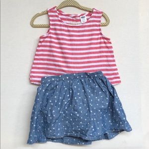 Old Navy Red, White, and Blue Outfit
